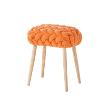 Knitted Stool Orange