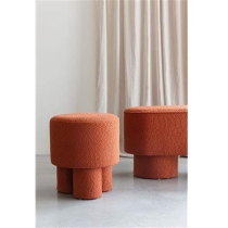 Marcos stool red brown